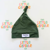 Copper Pearl Top Knot Beanies