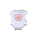 Hux Pink Teddy Bear Bodysuit