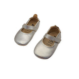 Old Soles Silver Leather Ballet Flats
