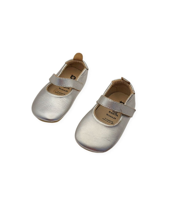 Old Soles Silver Leather Ballet Flats