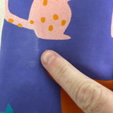 Gorman Kids Purple Dog Print Wrap