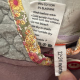 Oishi-M Purple Floral Trim Jacket