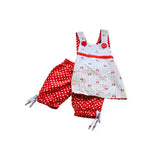 Oobi Cherry Set – Reversible Top & Bloomers