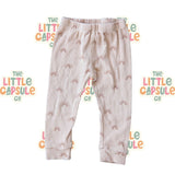 Quincy Mae Taupe Rainbow Two-Piece Set