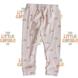 Quincy Mae Taupe Rainbow Two-Piece Set