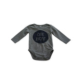 Tumble ’N Dry Romper “Oh Boy”