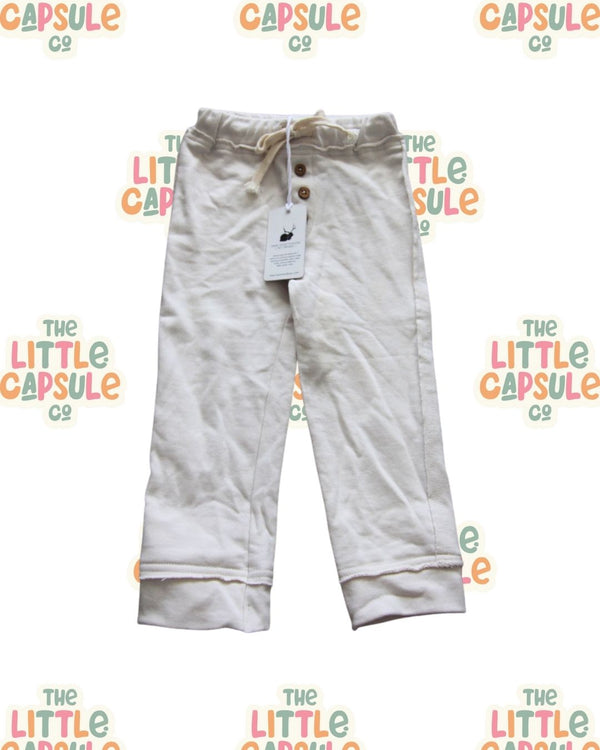 Buck & Baa Cream Cotton Pants