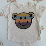 Huxbaby Crème Smile Face Tee
