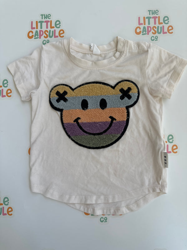 Huxbaby Crème Smile Face Tee
