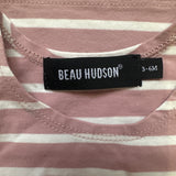 Beau Hudson Taupe Stripe Singlet