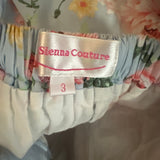 La Sienna Blue Floral Pinny