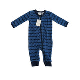 Marquise Blue Zigzag Romper