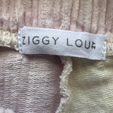 Ziggy Lou Pink Crème Logo Cord Pants