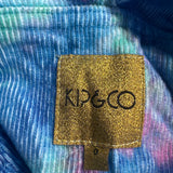 Kip & Co Blue & Purple Tie-Dye Overalls