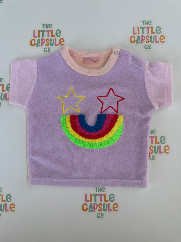 Halcyon Nights Purple Rainbow Tee