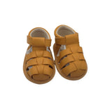 Pretty Brave Tan Leather Sandals