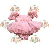 Arabella & Rose Dusty Pink Romper Dress