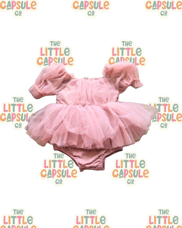 Arabella & Rose Dusty Pink Romper Dress