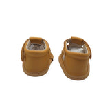 Pretty Brave Tan Leather Sandals