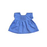 Country Road Blue Cotton Tunic Dress