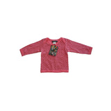 Rock Your Baby Pink Top with Black Dots