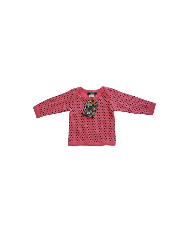 Rock Your Baby Pink Top with Black Dots