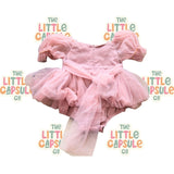 Arabella & Rose Dusty Pink Romper Dress