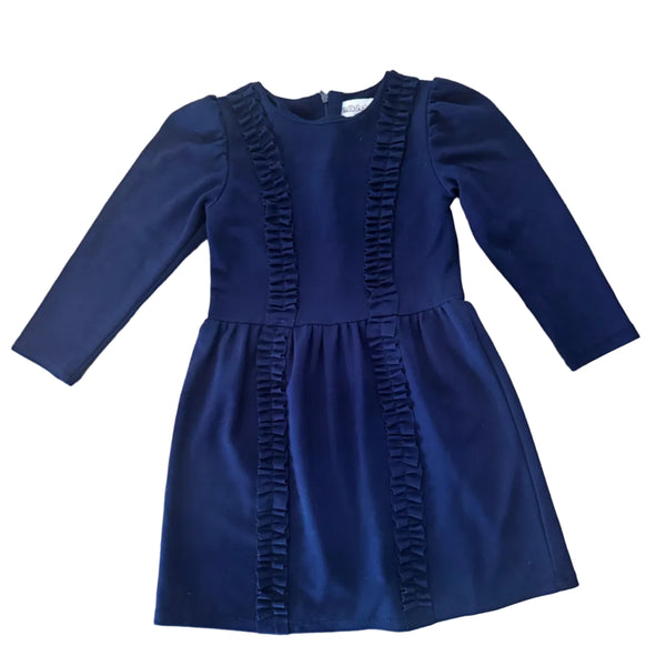 Milkshake Navy Frill Dress