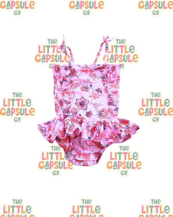 Seed Heritage Pink Frill Bodysuit