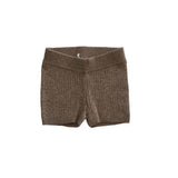 Miann & Co Brown Fleck Rib Shorts