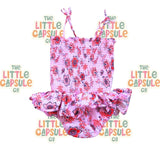Seed Heritage Pink Frill Bodysuit