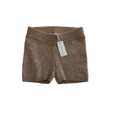 Miann & Co Brown Fleck Rib Shorts