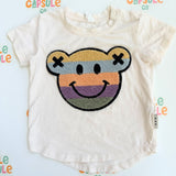 Huxbaby Crème Smile Face Tee