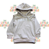 Salty Shreds Taupe ‘Salty’ Hooded Jumper