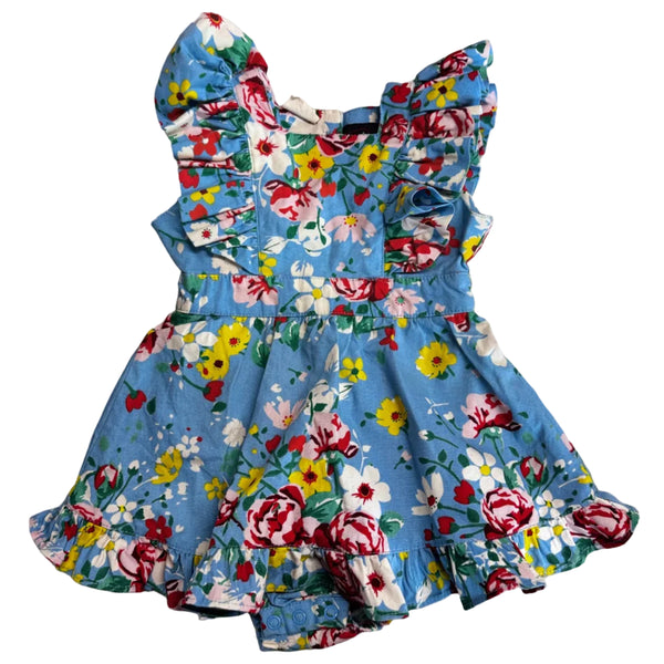 Rock Your Baby Blue Floral Dress
