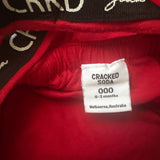 Cracked Soda Red Dungarees
