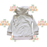 Salty Shreds Taupe ‘Salty’ Hooded Jumper