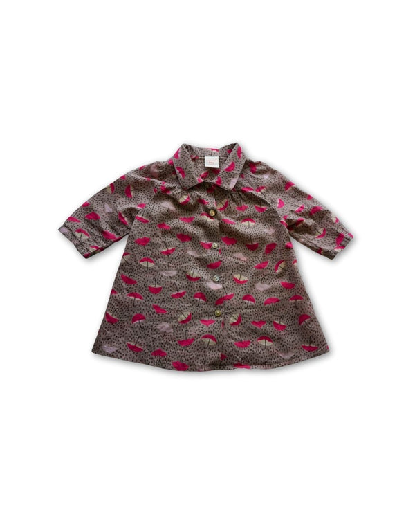 Seed Pink Umbrella Shirt Dress