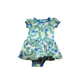 Rock Your Baby Cream Floral Dress with Built-In Bloomers