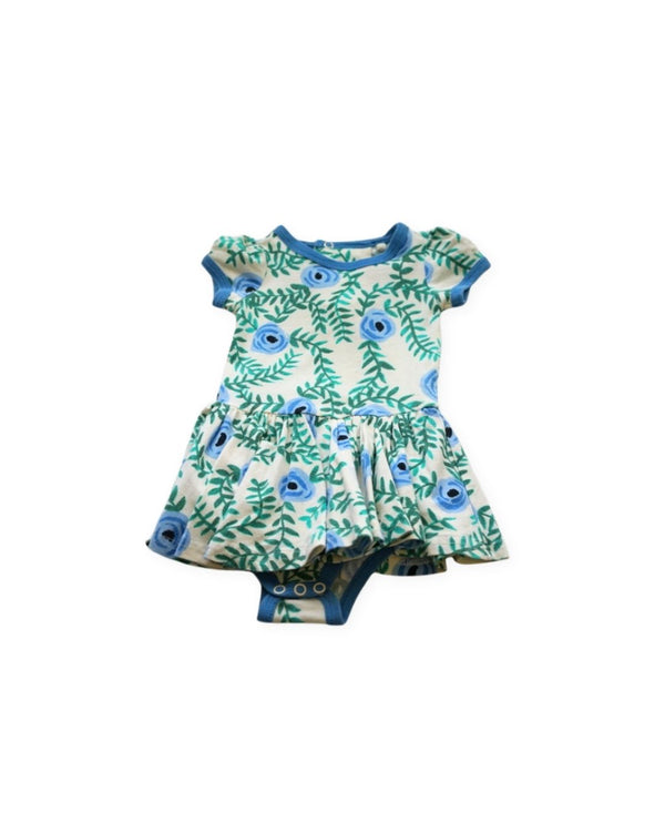 Rock Your Baby Cream Floral Dress with Built-In Bloomers