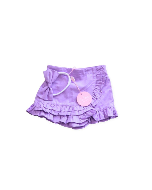 La Sienna Shorts & Hair Accessory Set