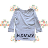 Lil Homme Grey Top