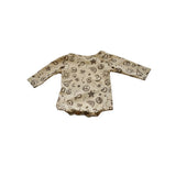 Bobby G Beige Sun & Rainbow Print Bodysuit