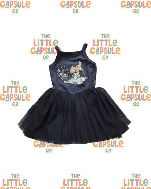 Rock Your Kid x Disney Bambi Black Tulle Dress