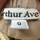 Arthur Ave Beige Overalls