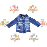 Bébé Blue Scandi Knit Cardigan