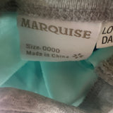 Marquise Blue “4” Long Sleeve Bodysuit