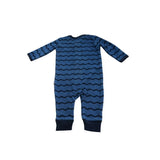 Marquise Blue Zigzag Romper