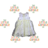 Bebe Yellow Lace Floral Dress
