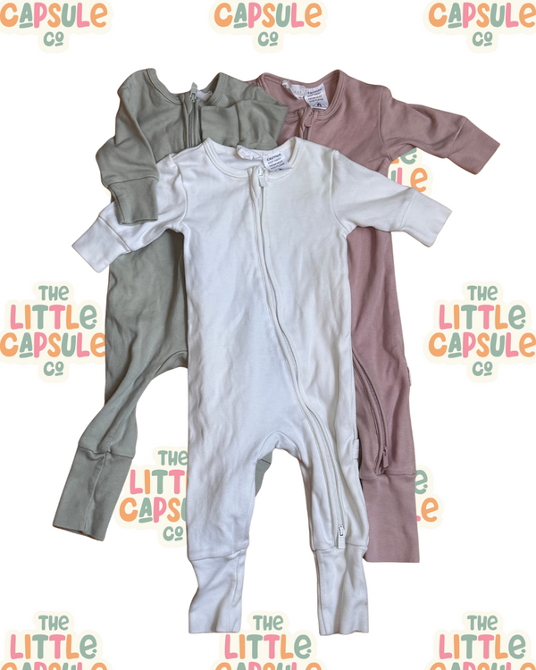 Jamie Kay Cotton Romper Bundle (set of 3)